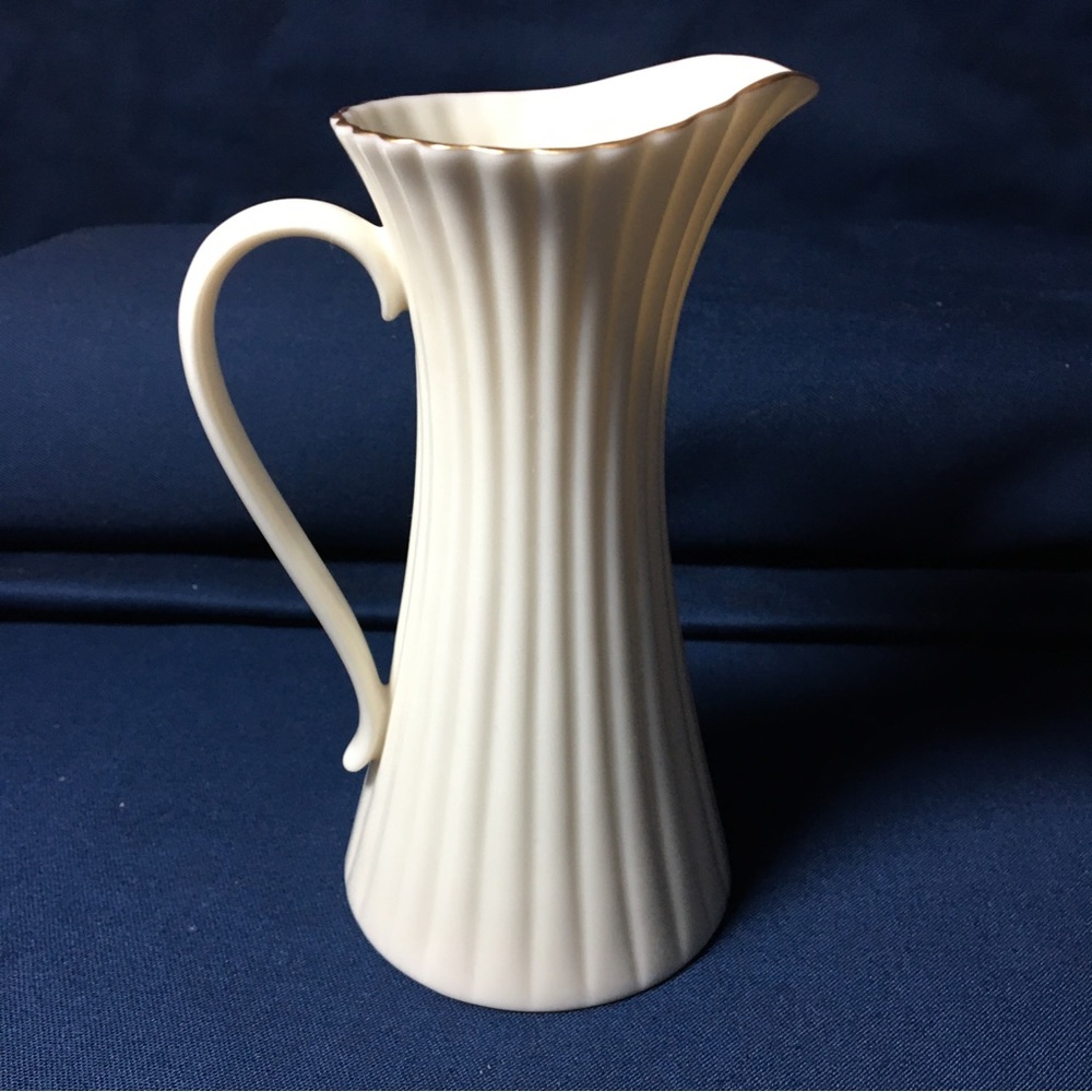 Lenox Pitcher 5 1/4” tall with Gold Trim - Picture 2 of 8